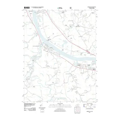 2011 Map of Greenup, 2011 Print
