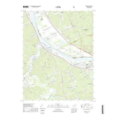 2019 Map of Greenup, 2019 Print