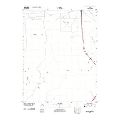 2010 Map of Greenville Bench, 2010 Print