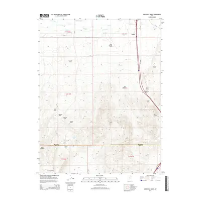 2014 Map of Greenville Bench, 2014 Print