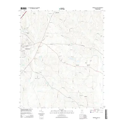 2014 Map of Greenville East, 2014 Print