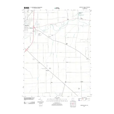 2010 Map of Greenville East, 2010 Print