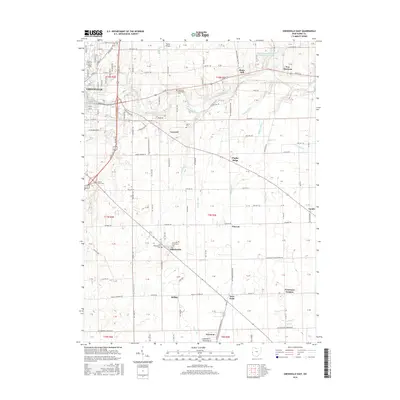 2016 Map of Greenville East, 2016 Print