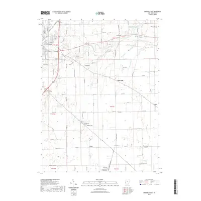 2019 Map of Greenville East, 2019 Print