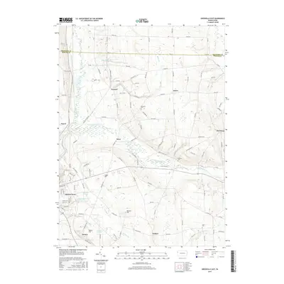 2016 Map of Greenville East, 2016 Print