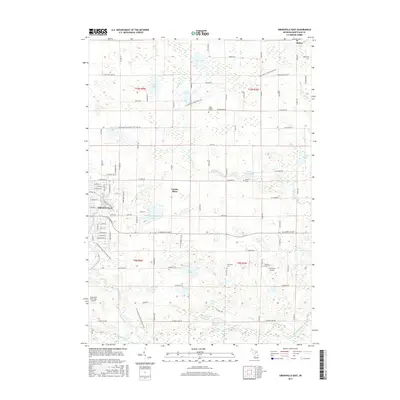 2017 Map of Greenville East, 2017 Print