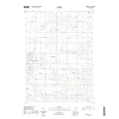 2019 Map of Greenville East, 2019 Print