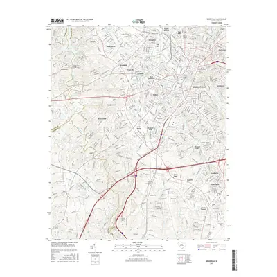 2017 Map of Greenville, 2017 Print