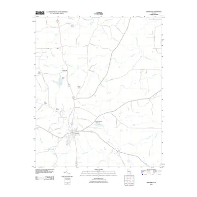 2011 Map of Greenville, 2011 Print