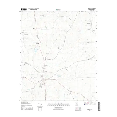 2014 Map of Greenville, 2014 Print