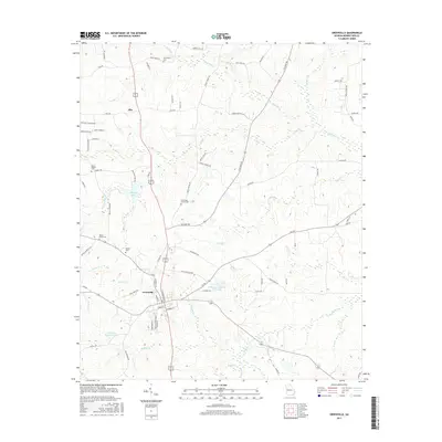 2017 Map of Greenville, 2017 Print