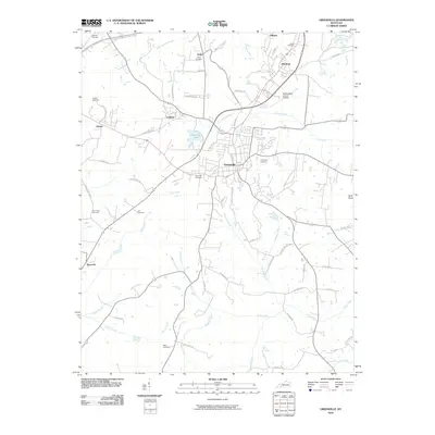 2010 Map of Greenville, 2010 Print