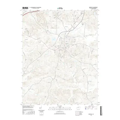2016 Map of Greenville, 2016 Print
