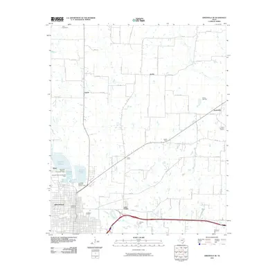 2010 Map of Greenville NE, 2010 Print