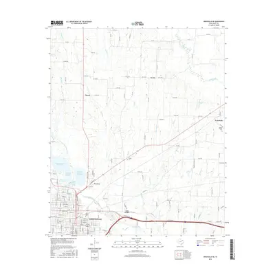 2016 Map of Greenville NE, 2016 Print