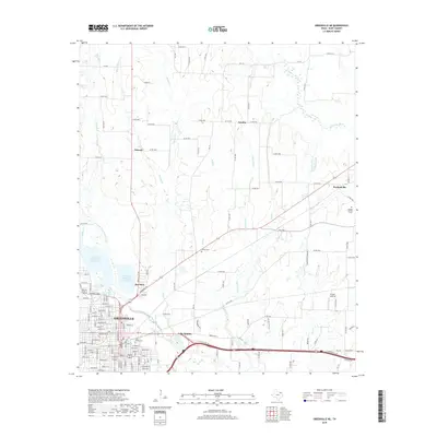 2019 Map of Greenville NE, 2019 Print
