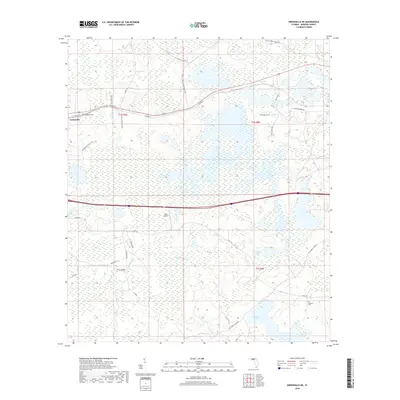 2018 Map of Greenville NE, 2018 Print