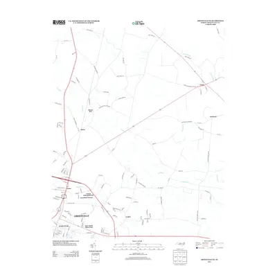 2013 Map of Greenville NE, 2013 Print