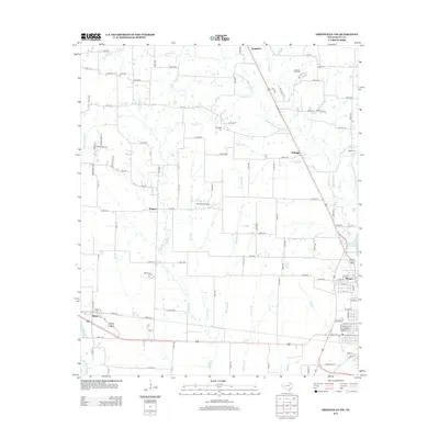 2013 Map of Greenville NW, 2013 Print