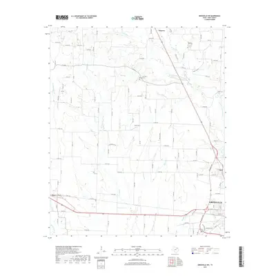 2019 Map of Greenville NW, 2019 Print