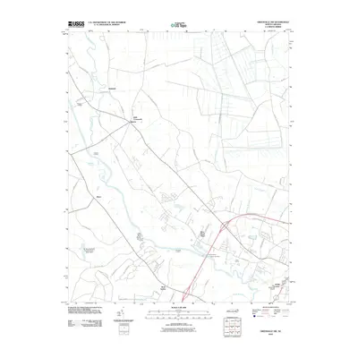2010 Map of Greenville NW, 2010 Print