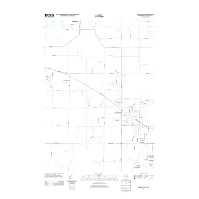 2013 Map of Greenville, 2013 Print