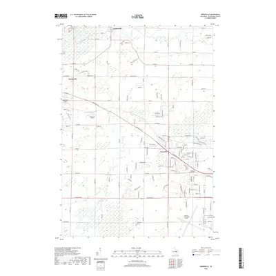 2018 Map of Greenville, 2018 Print