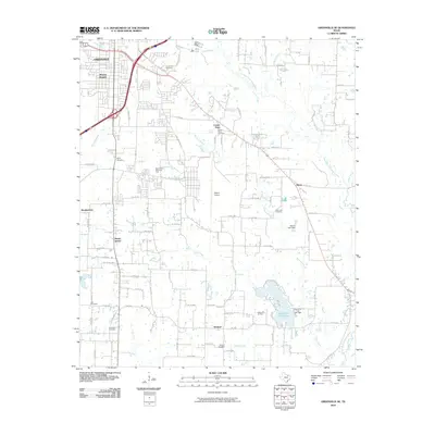 2010 Map of Greenville SE, 2010 Print