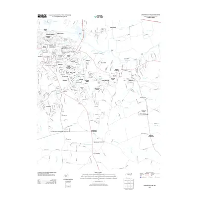 2013 Map of Greenville SE, 2013 Print
