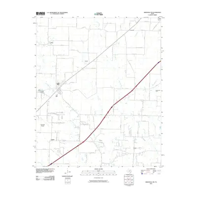 2010 Map of Greenville SW, 2010 Print