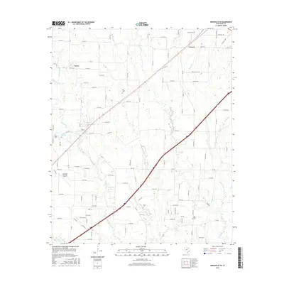 2016 Map of Greenville SW, 2016 Print