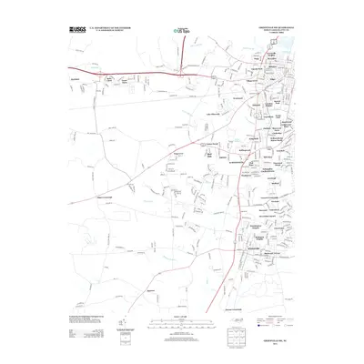 2013 Map of Greenville SW, 2013 Print