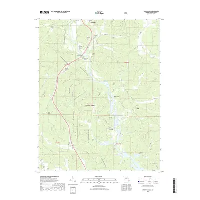 2017 Map of Greenville SW, 2017 Print