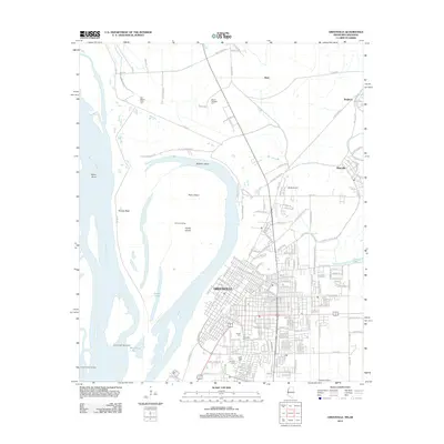 2012 Map of Greenville, 2012 Print