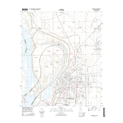 2015 Map of Greenville, 2015 Print