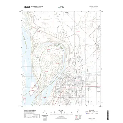 2020 Map of Greenville, 2020 Print