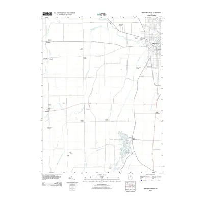 2010 Map of Greenville West, 2010 Print