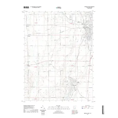 2019 Map of Greenville West, 2019 Print
