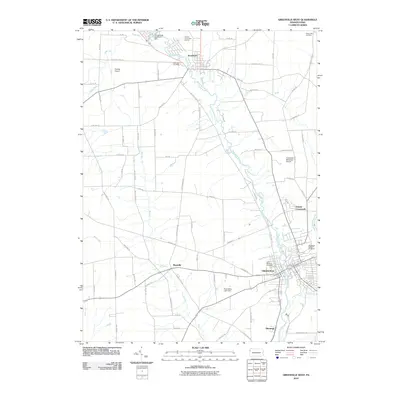 2010 Map of Greenville West, 2010 Print