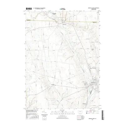 2016 Map of Greenville West, 2016 Print