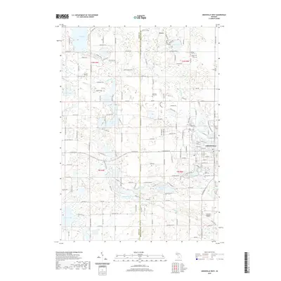 2019 Map of Greenville West, 2019 Print