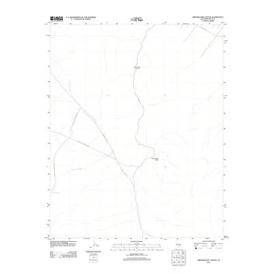 2012 Map of Greenwater Canyon, 2012 Print
