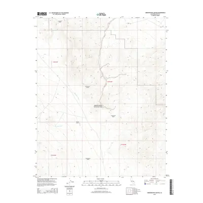 2015 Map of Greenwater Canyon, 2015 Print