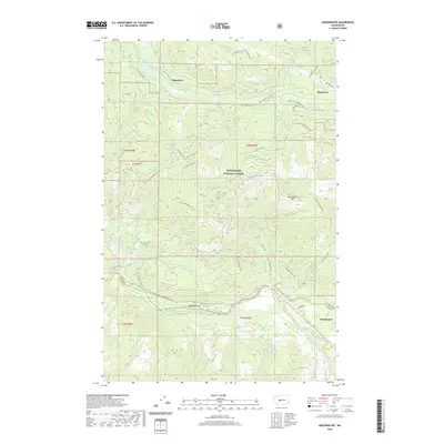 2020 Map of Greenwater, 2020 Print