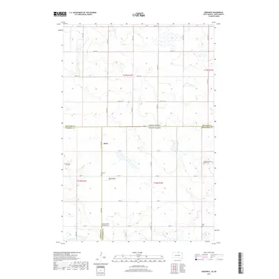 2017 Map of Greenway, 2017 Print