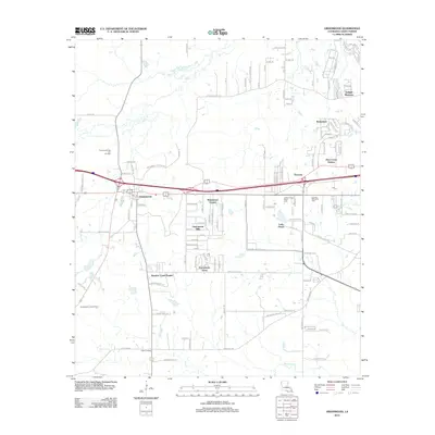 2012 Map of Greenwood, 2012 Print