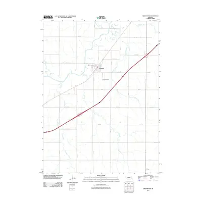 2011 Map of Greenwood, 2011 Print