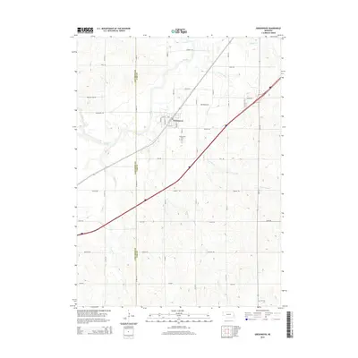 2014 Map of Greenwood, 2014 Print