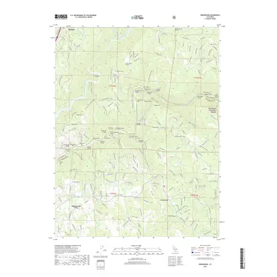 2018 Map of Greenwood, 2018 Print