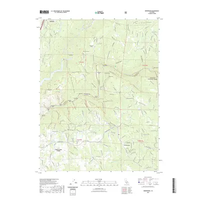 2021 Map of Greenwood, 2021 Print